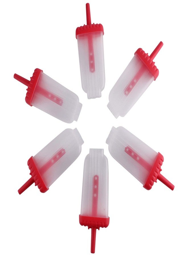 Clazkit مجموعة ClazKit مكونة من 6 قطع، مصنوعة من البلاستيك الآمن غذائيًا بنسبة 100%، لصنع قوالب مثلجات منزلية قابلة لإعادة الاستخدام، قوالب آيس كريم مجمدة، صينية، قالب حلوى كولفي، قالب مصاصة مثلجات للأطفال والكبار، 10.7 × 15.2 × 16.7 سم - Image 3